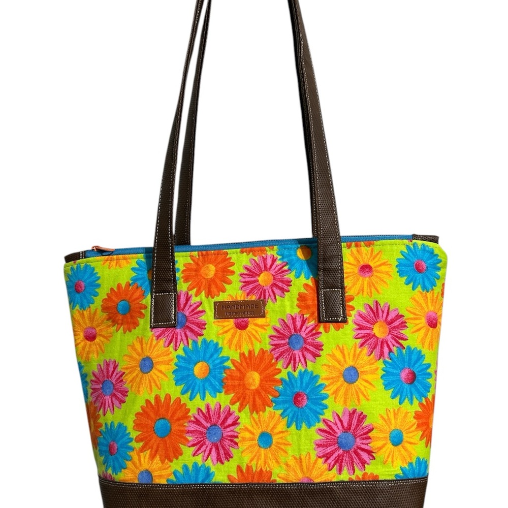 Boho shoulder bag tote bag purse floral